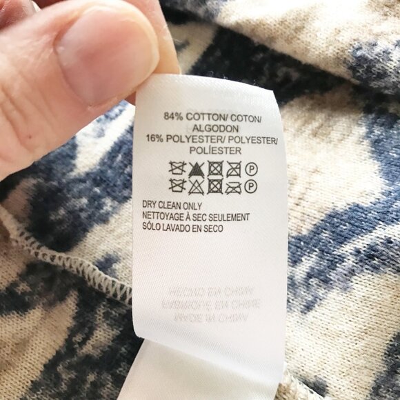 LUCKY BRAND Aztec Southwest Open Front Waterfall Cardigan Sweater Womens Small - Picture 5 of 9